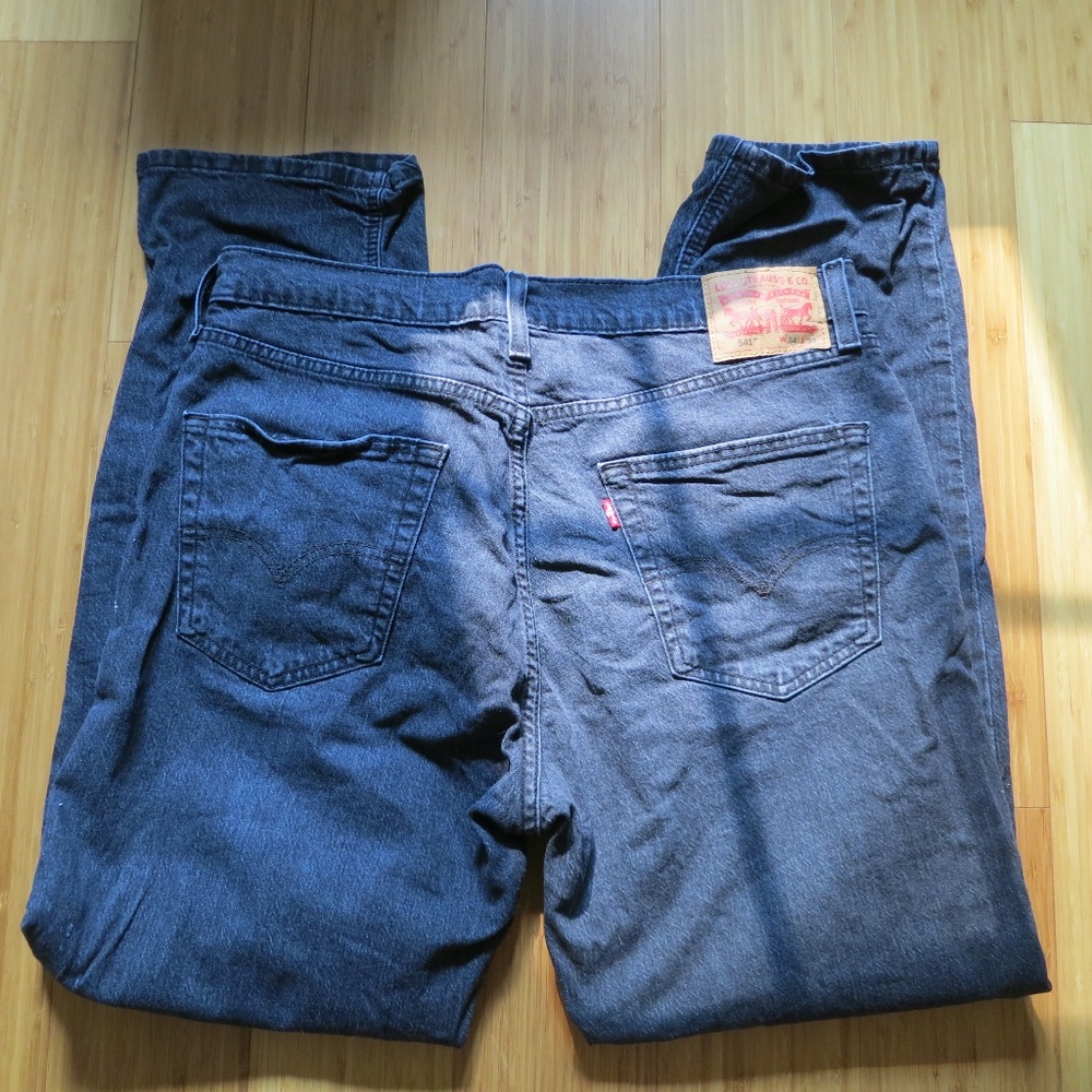 Mens Levi's Grey Denim 541 Jeans W34 L32